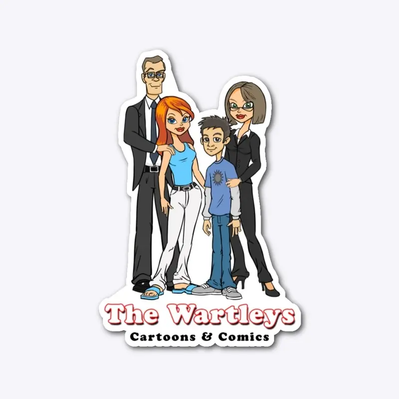 The Wartleys Die Cut Sticker